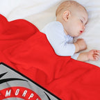 Red Ranger Morphin Coin Premium Throw Blanket