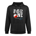 Dad of The Big One Fishing Boy First Birthday Ofishally Layering Staple Hoodie