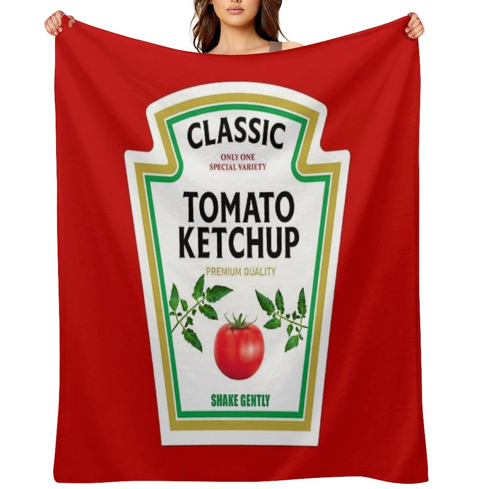 Ketchup Halloween 2023 Costume Family Group Matching Couple Mustard Mayo Gift-ready Throw Blanket