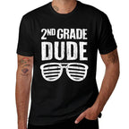 2nd Grade Dude Funny First Day Of School Second Grade Boys  Graphic-printed T-Shirt