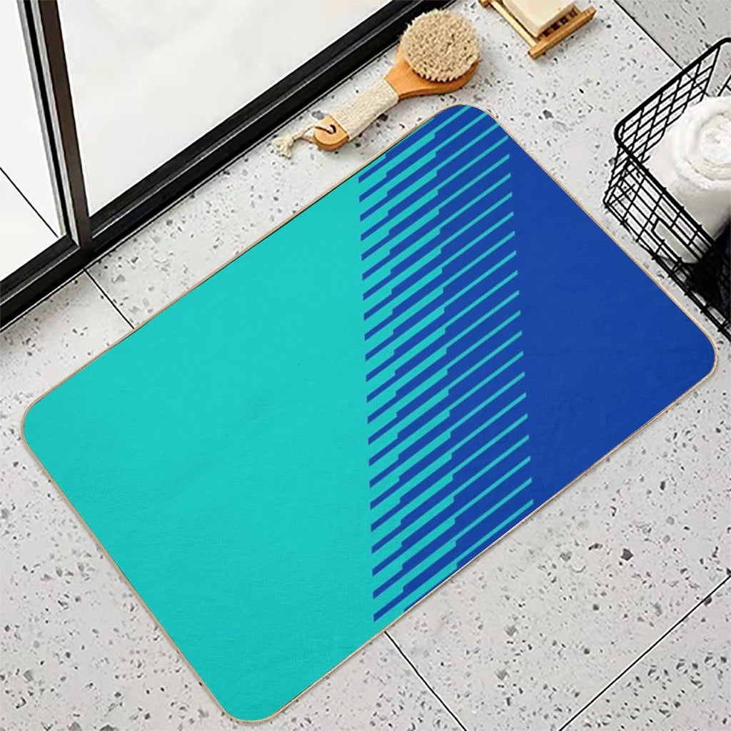 Falken Livery Stripes  Fade-Resistant Bath Mat