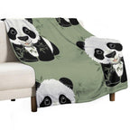 Panda Durable Throw Blanket