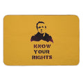 Strummer  ~ #Know Your Rights  Absorbent Bath Mat