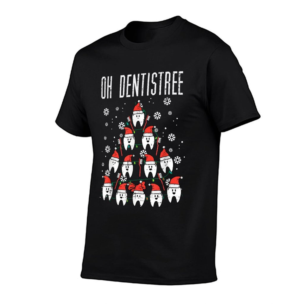 Oh Dentistree Christmas Treeth Dentistry Dental Dentist  Stretchy T-Shirt