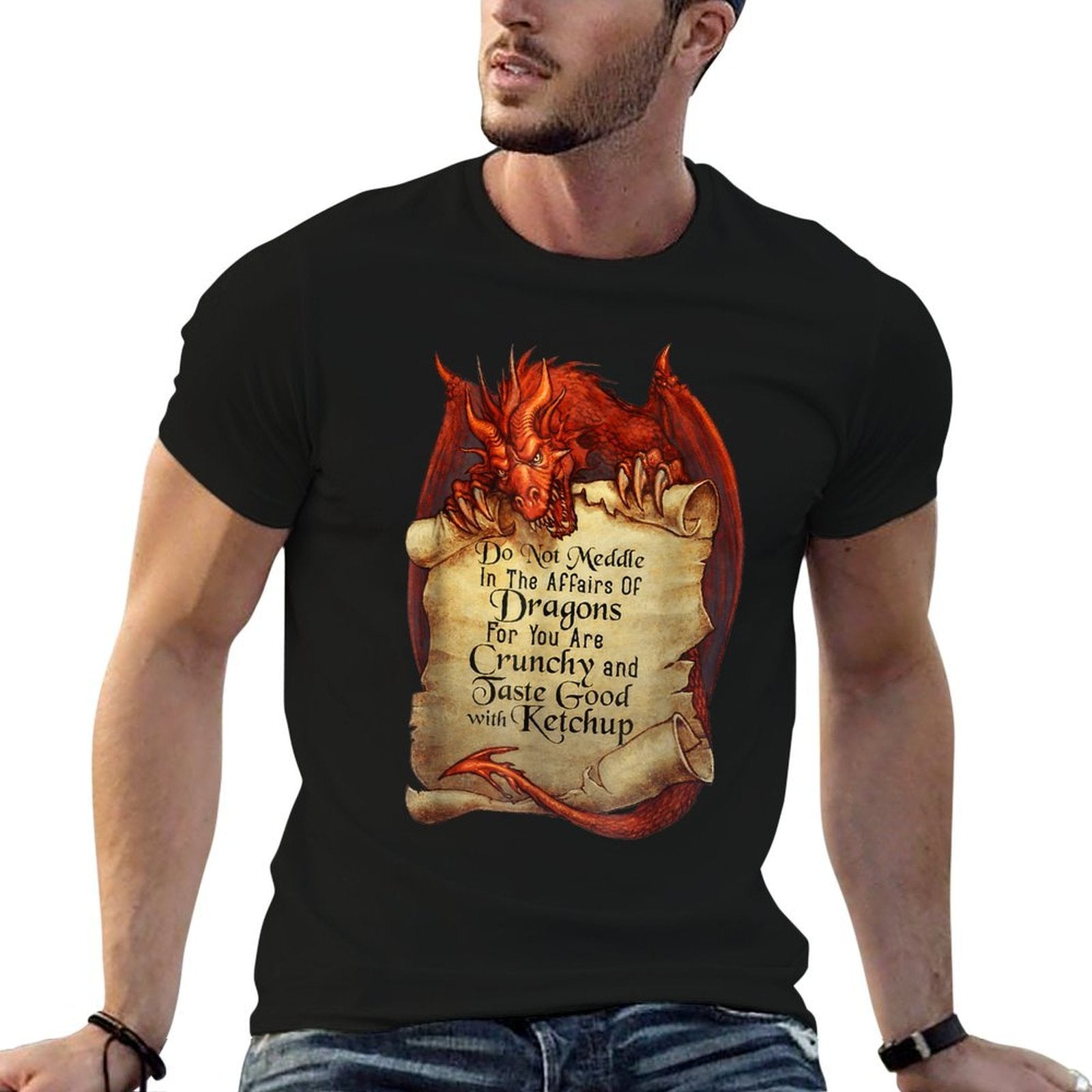 Do Not Meddle In The Affairs Of Dragons For You Are Crunchy  Classic T-Shirt