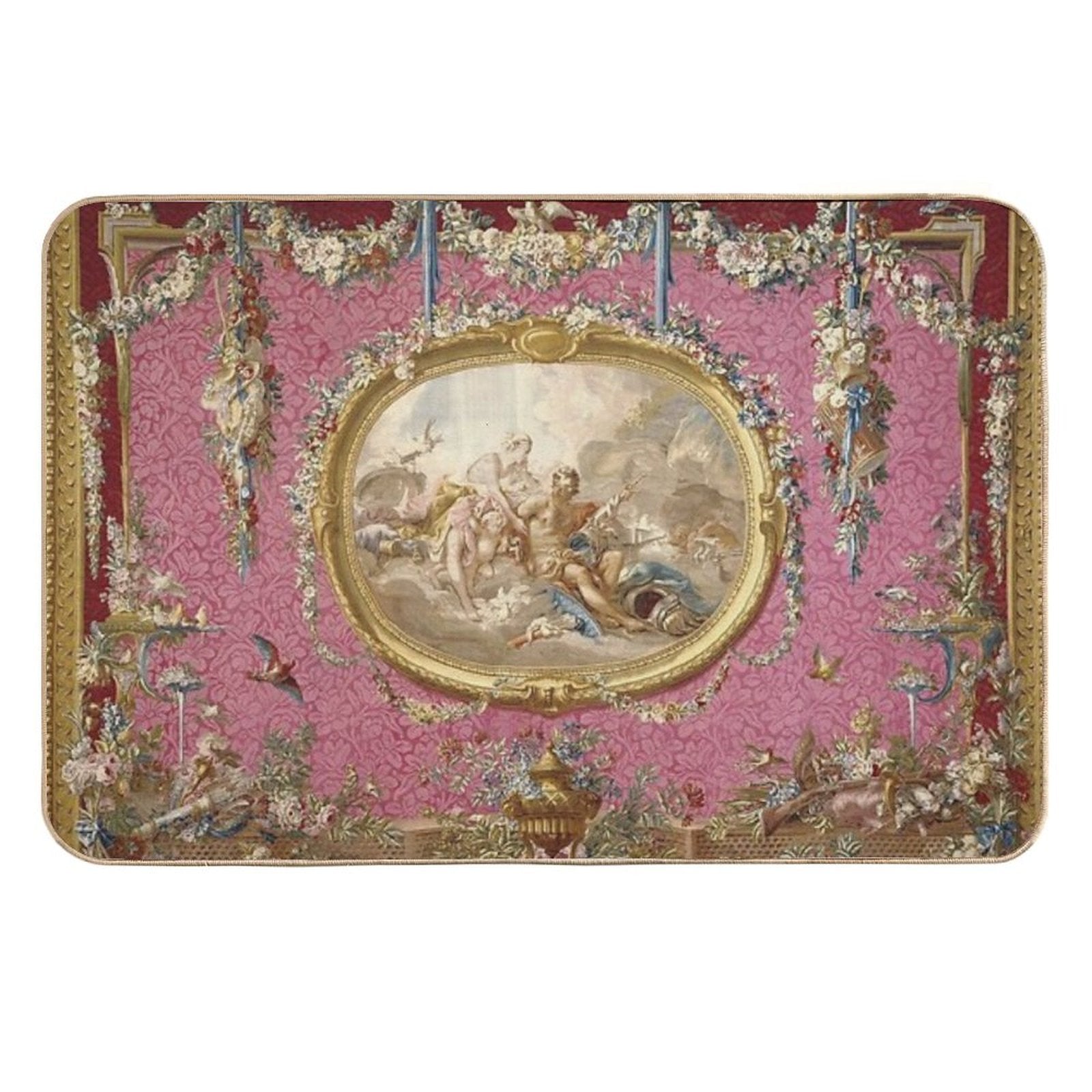 François Boucher Venus Aux Forges De Vulcain  Fade-Resistant Bath Mat
