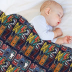 Graffiti 33 Velvety-soft Throw Blanket