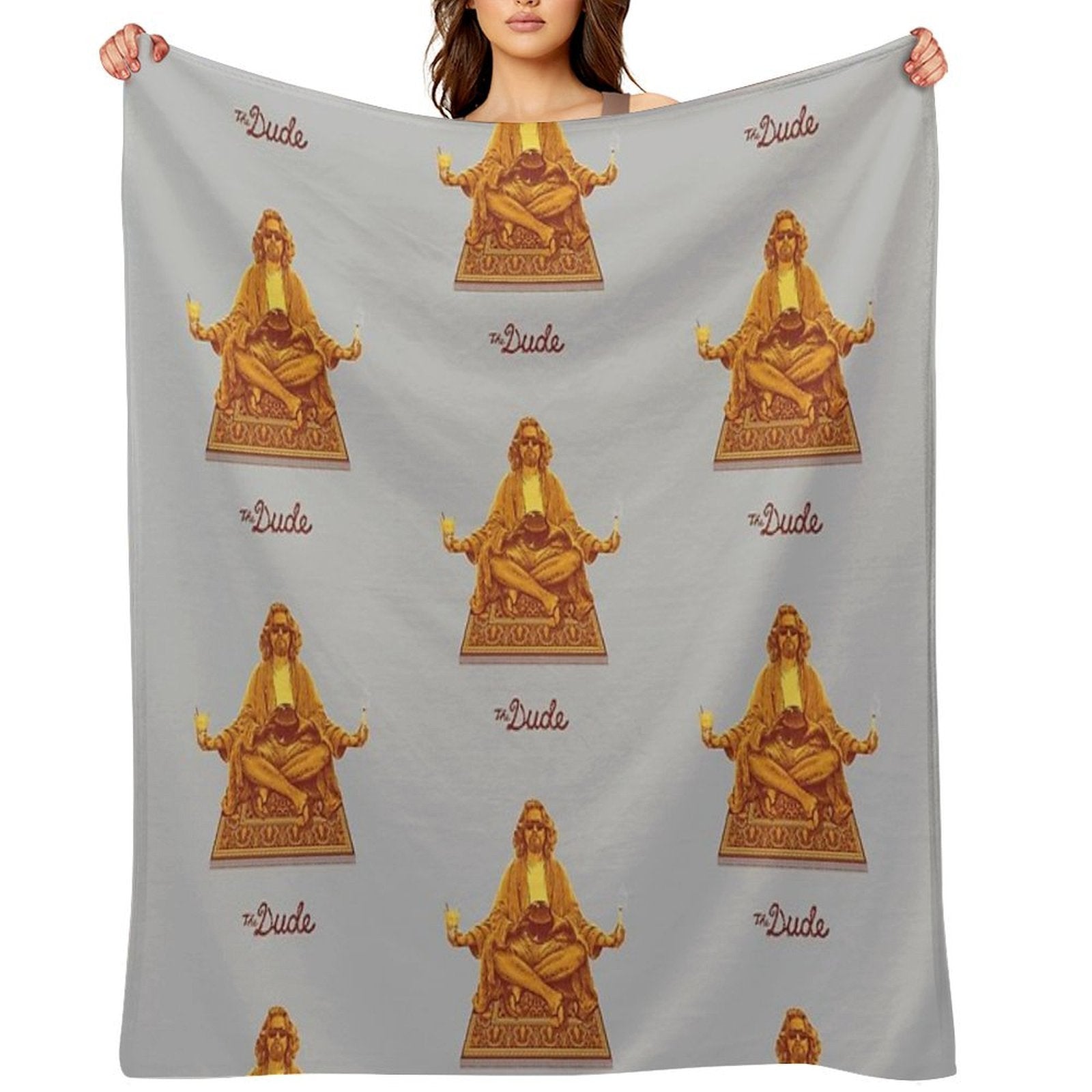The Dude Budha The Big Lebowski Shrink-resistant Throw Blanket