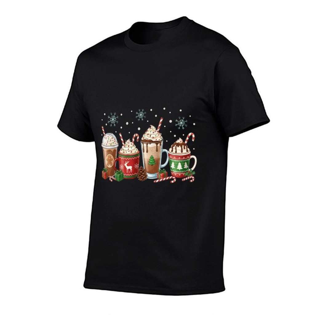 Retro Cocoa Hot Chocolate Cozy Season Christmas Xmas Holiday  Graphic-printed T-Shirt