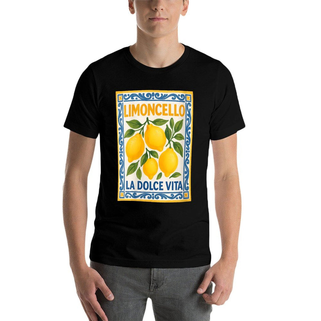Womens Limoncello La Dolce Vita Vintage Italian Lemons  Vintage-inspired T-Shirt