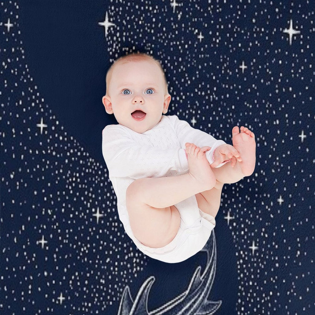 Starry Hammerhead Compact Throw Blanket