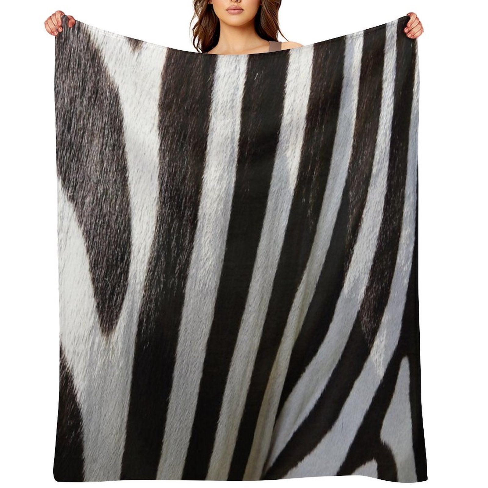 Zebra Premium Throw Blanket