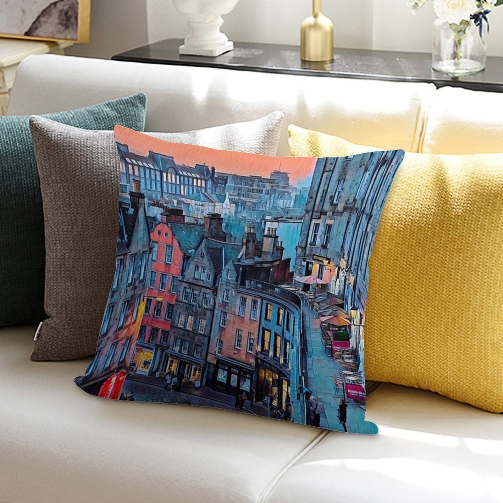 Edinburgh Soft Luxury Feel Throw Pillow