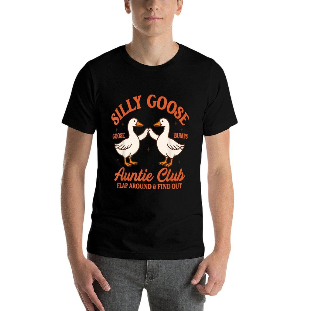 Auntie Aunt Silly Goose Mother’s Day Silly Goose Auntie Club  Eco-friendly Material T-Shirt