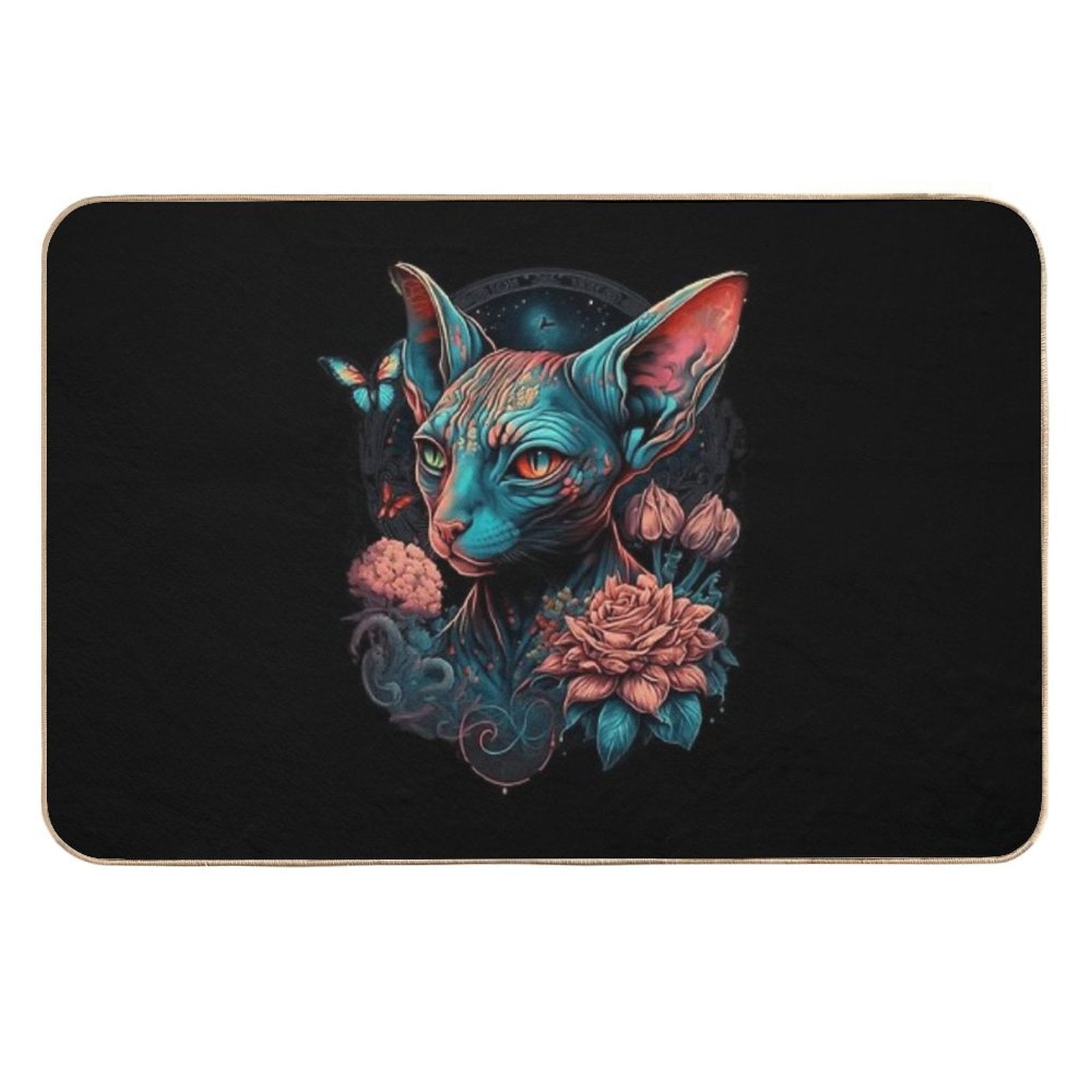 Sphynx Cat  Absorbent Bath Mat