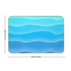 Mountain to Sea  Odorless Bath Mat