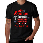 Santas Favorite Nursing Student Christmas  Classic T-Shirt