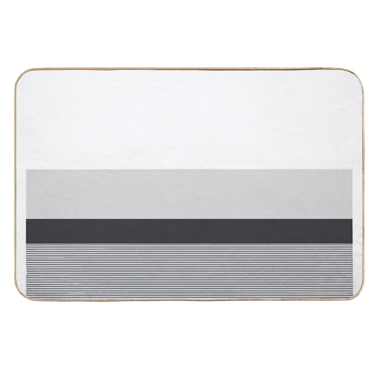 Line Art Neutral 05  Multi-Purpose Bath Mat