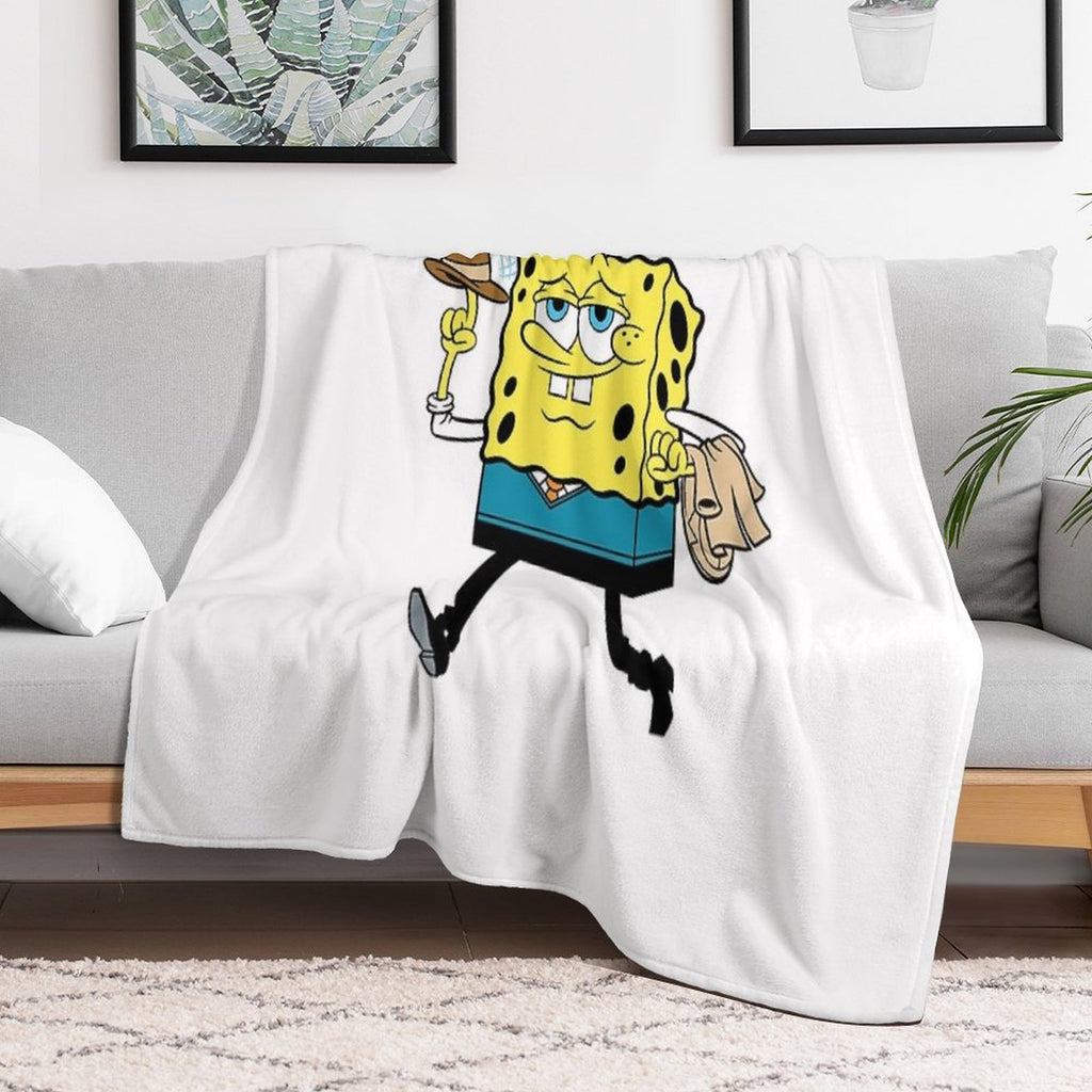 Spongebob Quick-dry Throw Blanket