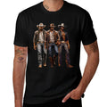 Black Cowboy Western Rodeo Melanin Black History Texas  Stretchy T-Shirt