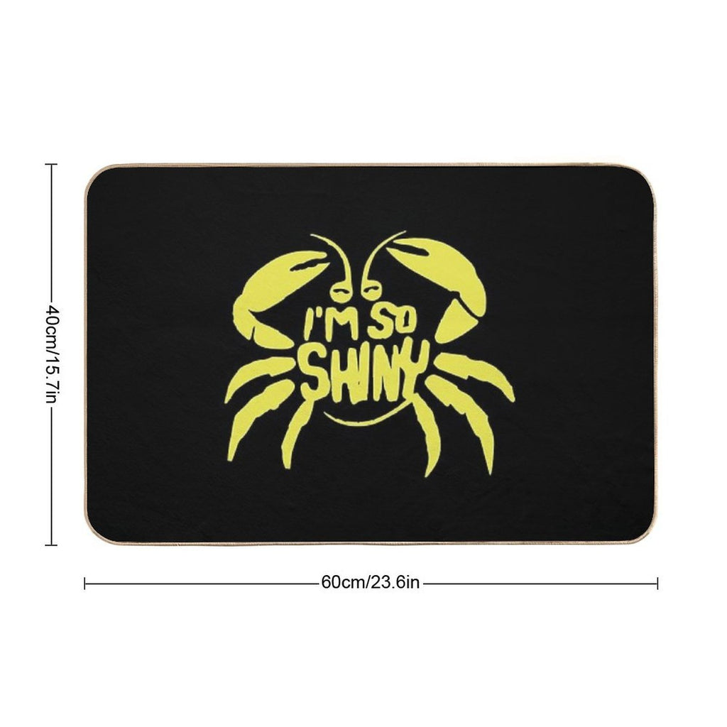 I'm So Shiny  Easy To Clean Bath Mat