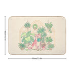 Green Thumb Shibakura  Dirt-Trapping Bath Mat