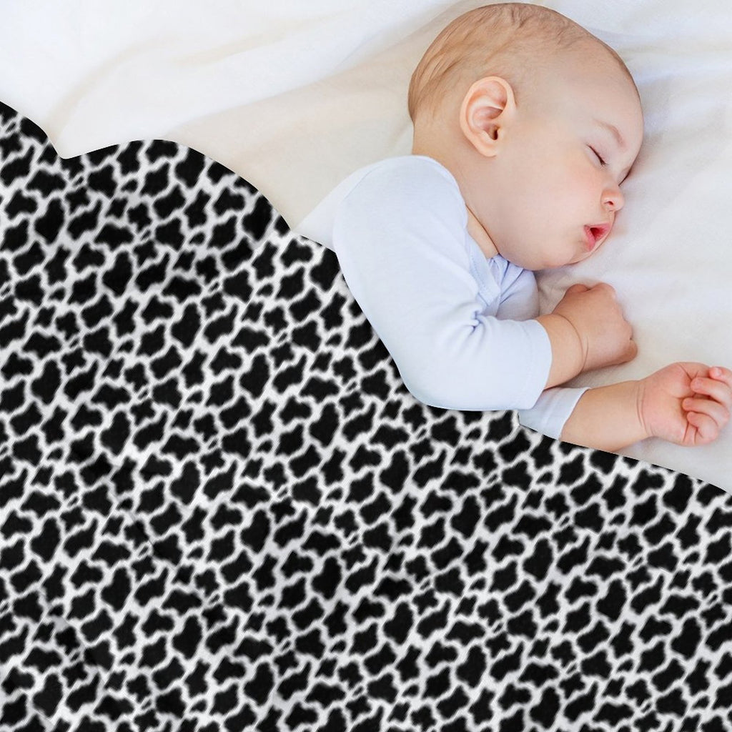 Zody Cow Print All-season Throw Blanket