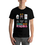 Nothing Beats Reading Funny Rock Paper Scissors  Rolled Sleeves T-Shirt