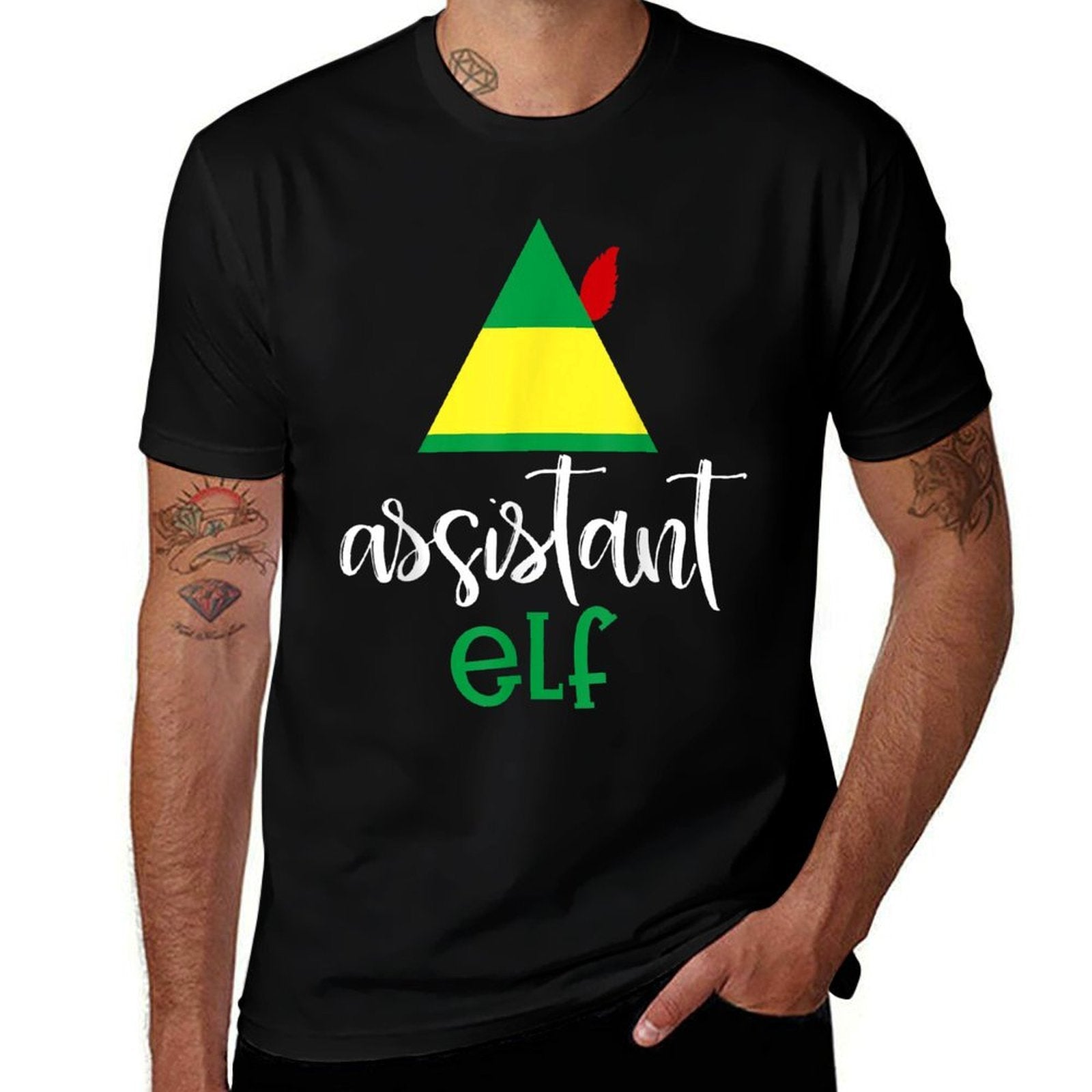 Assistant Elf Funny Christmas Secretary Work Group  Soft T-Shirt