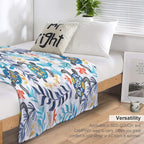 Gouache Sea Turtle Serenity Durable Throw Blanket