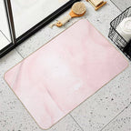 Blush Pink Marble, Soft Pastel Pink Marble  Eco-Friendly Bath Mat
