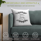 Once A King Or Queen Soft Luxury Feel Throw Pillow