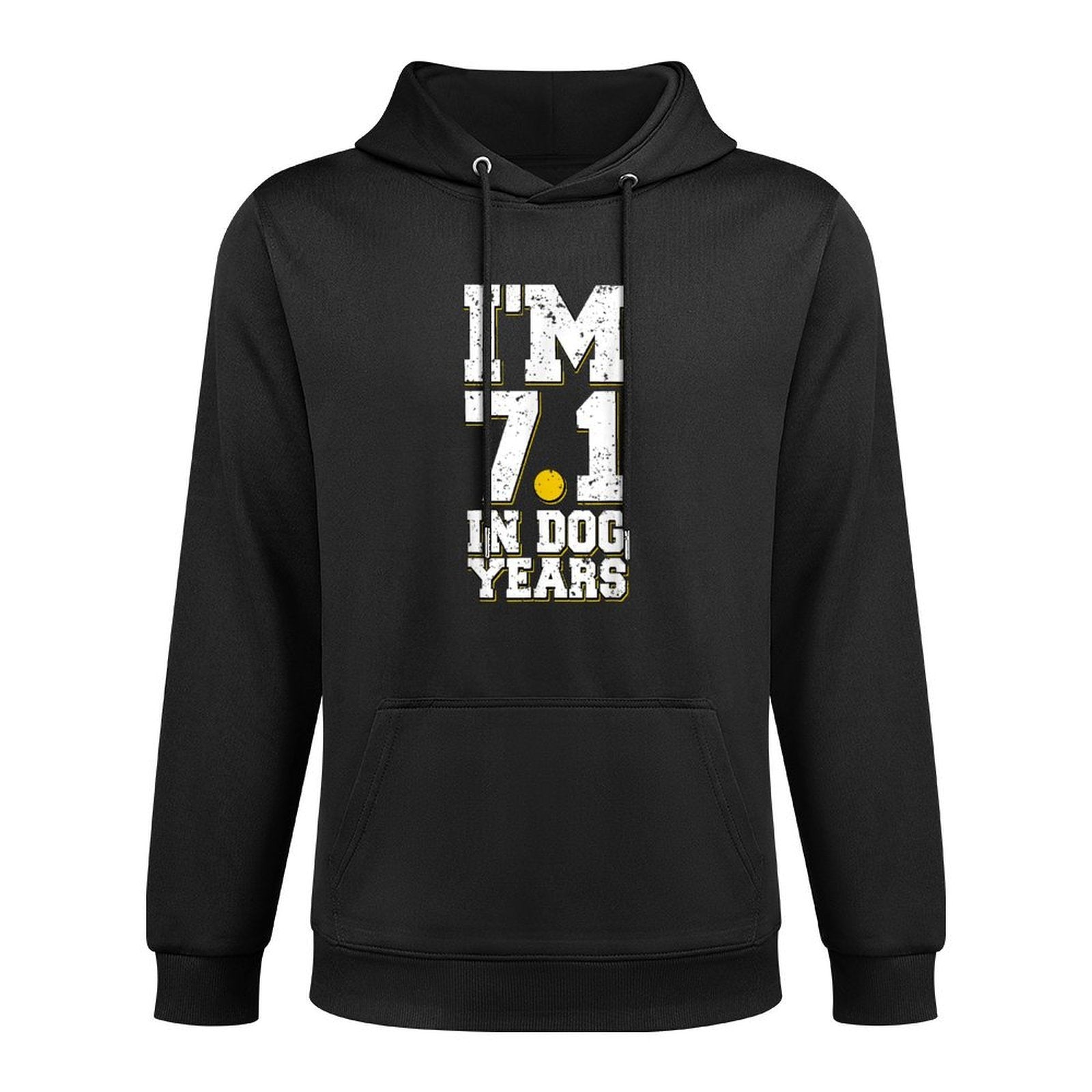 Im 7.1 In Dog Years 50th Birthday Funny Puppy Lover Bday Layering Staple Hoodie