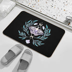 Moon Moth 01  Nikury  Long-Lasting Bath Mat