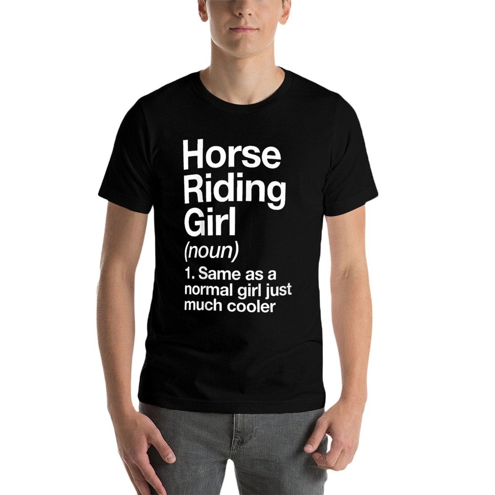 Horse Riding Girl Definition Funny  Sassy Sports  Affordable Price T-Shirt