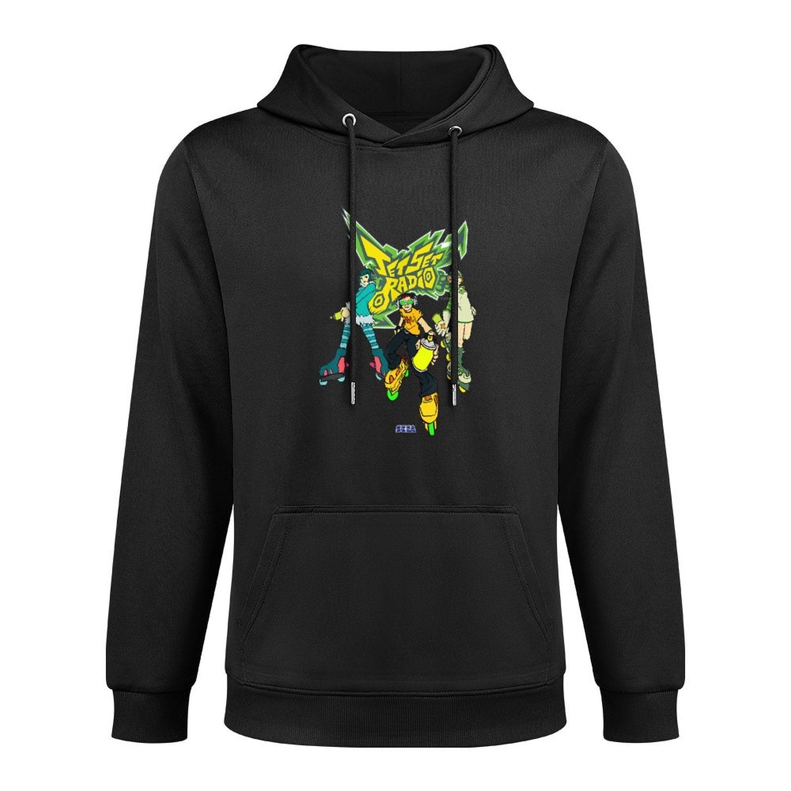 Jet Set Radio Group Mew, Beat, Gum SEGA Dreamcast Video Game Shrink-Resistant Hoodie