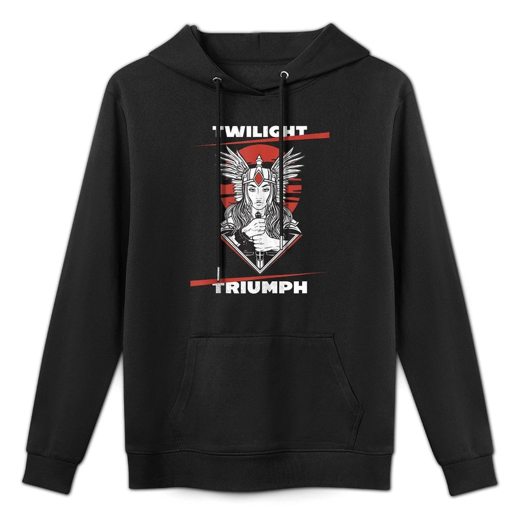 Valkyrie. Twilight Triumph. Medium-Weight Fabric Hoodie