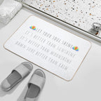 Let Your Soul Shine  Repositionable Bath Mat