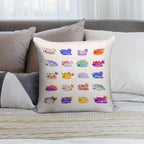 Sea Slug Day - Bright Soft Warmth Comfort Throw Pillow