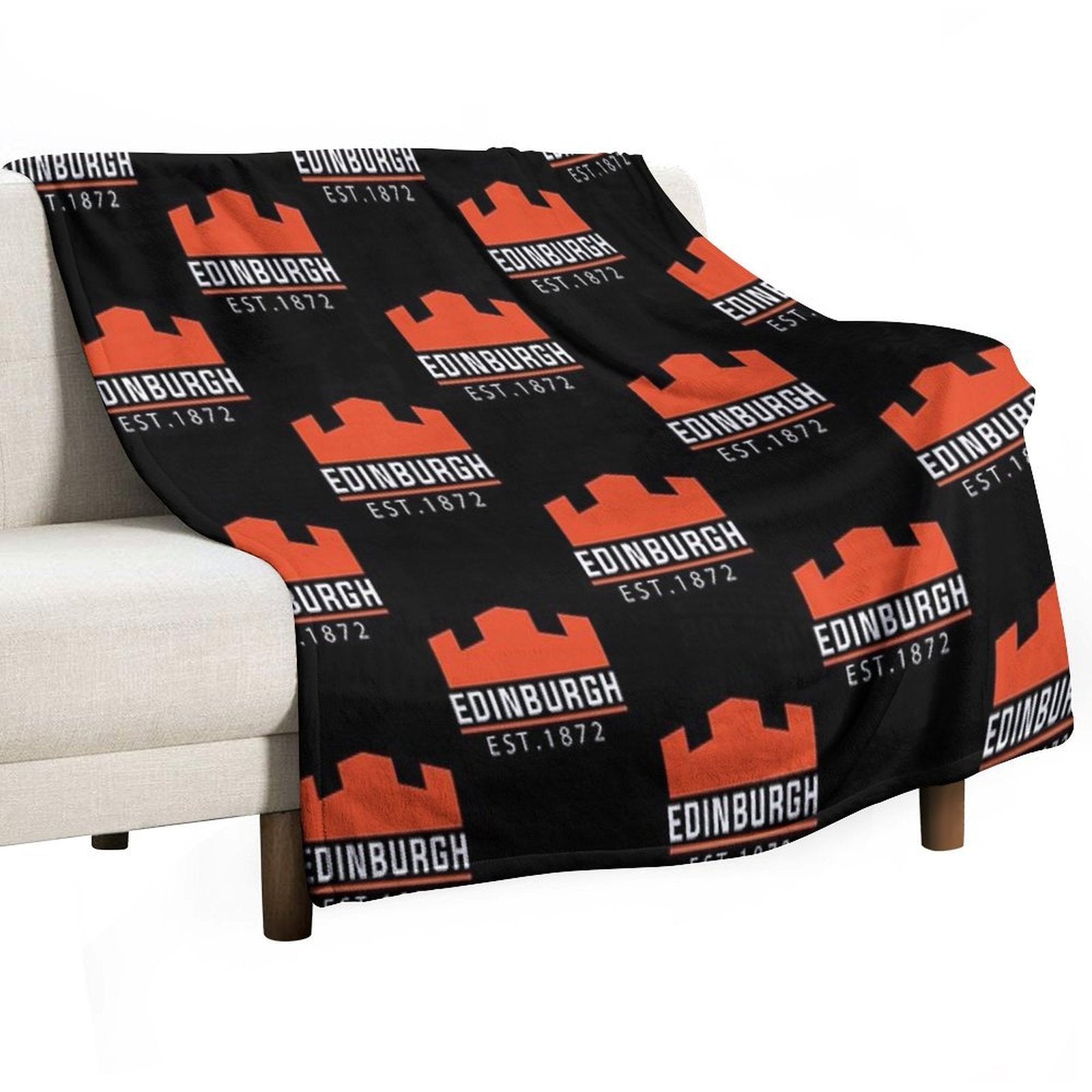 EDINBURGH RUGBY TEAM All-season Throw Blanket