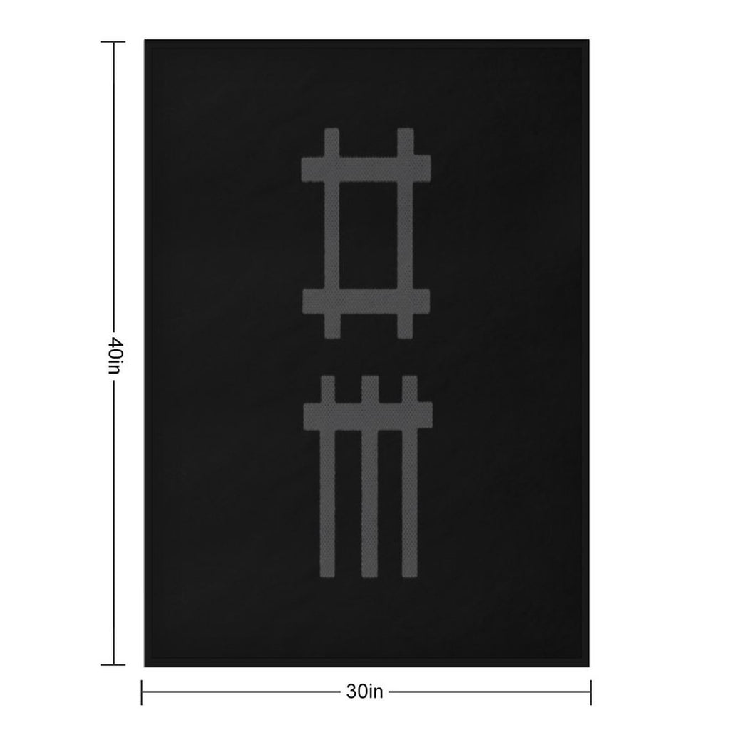 Depeche Mode (grey) Plush Throw Blanket