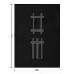 Depeche Mode (grey) Plush Throw Blanket