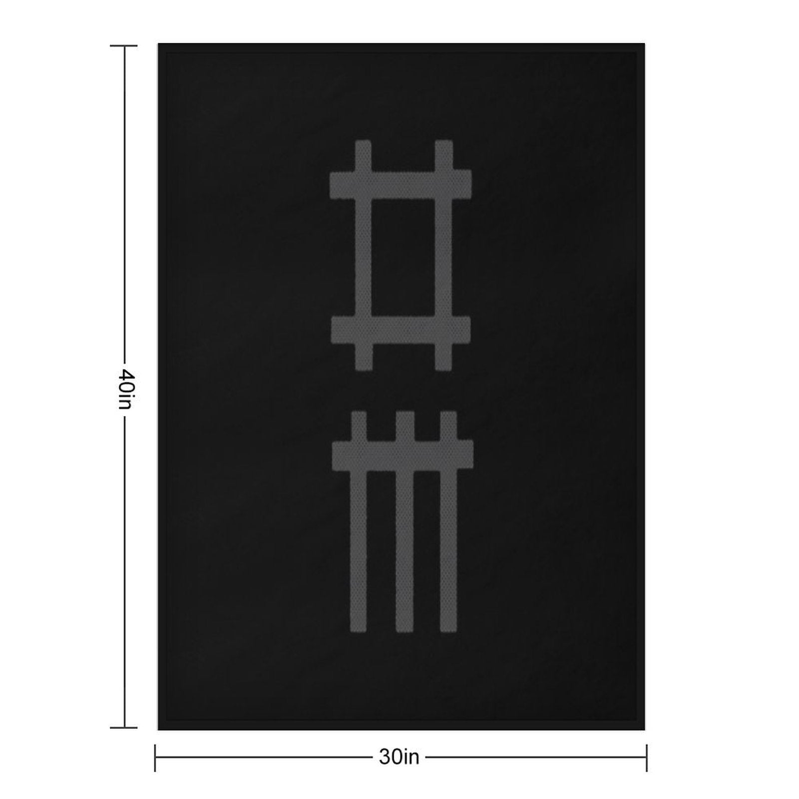 Depeche Mode (grey) Plush Throw Blanket