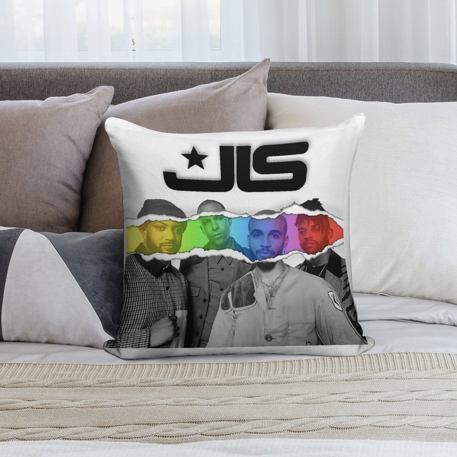JLS ARE BACK Soft Skin-Friendly Throw Pillow