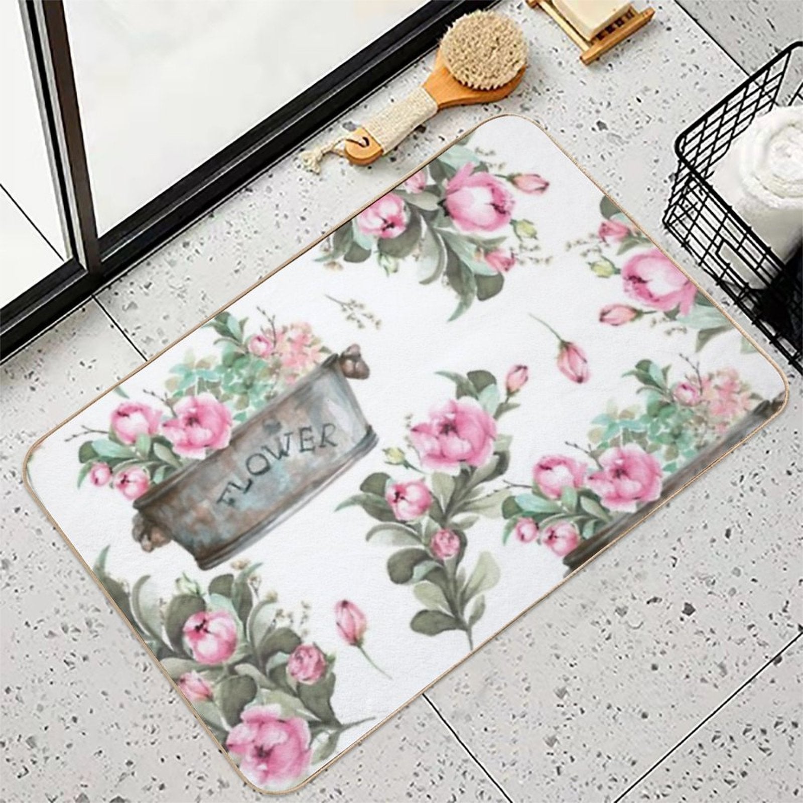 Flower  Versatile Bath Mat