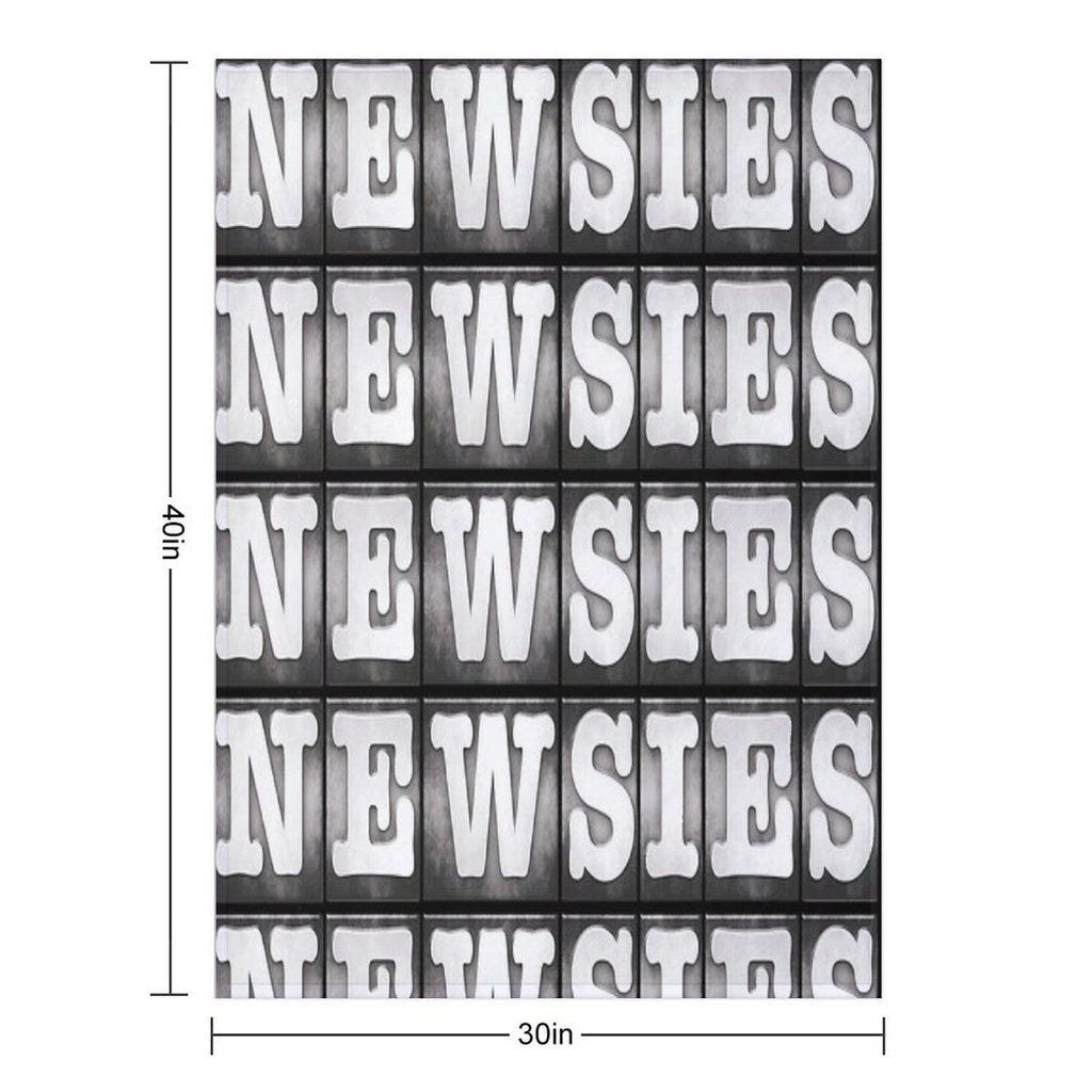 Newsies Logo Eco-conscious Throw Blanket