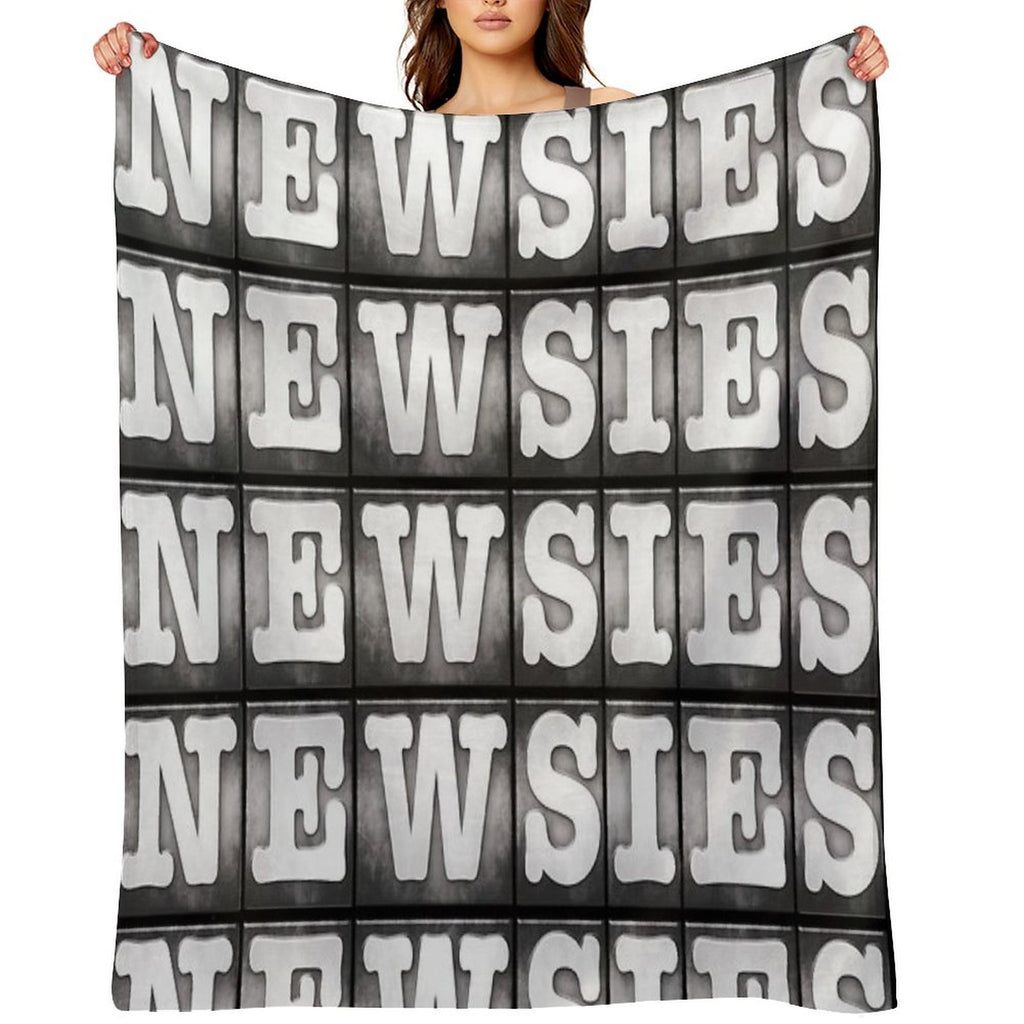 Newsies Logo Eco-conscious Throw Blanket