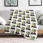 Beast Boy And Terra Easy Care Throw Blanket