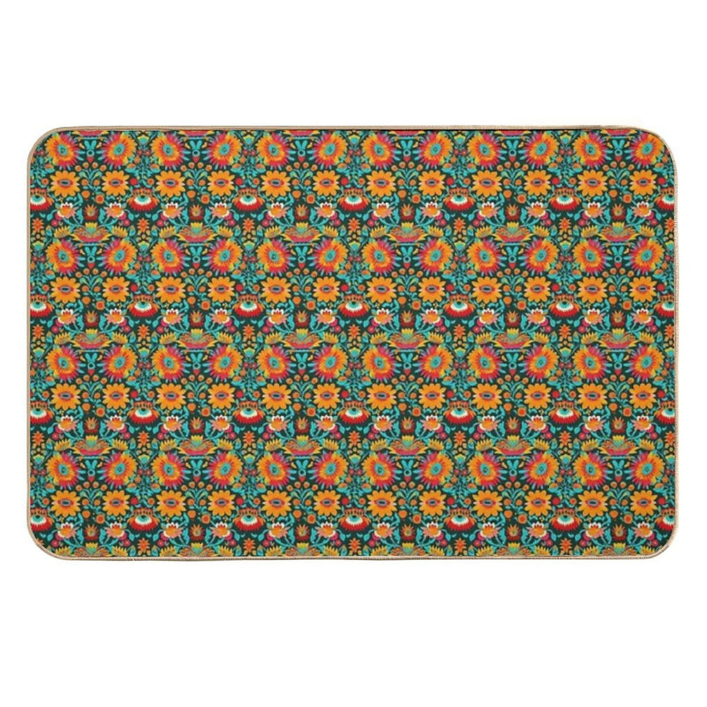 Fiesta Flores  Rapid-Drying Bath Mat