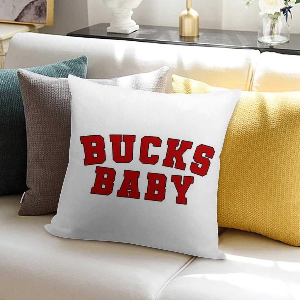 Bucks Baby Soft Reinforced Edging Throw Pillow